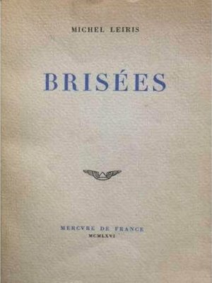 cover image of Brisées